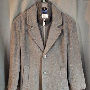 Andrew Marc New York Wool Topcoat Charcoal